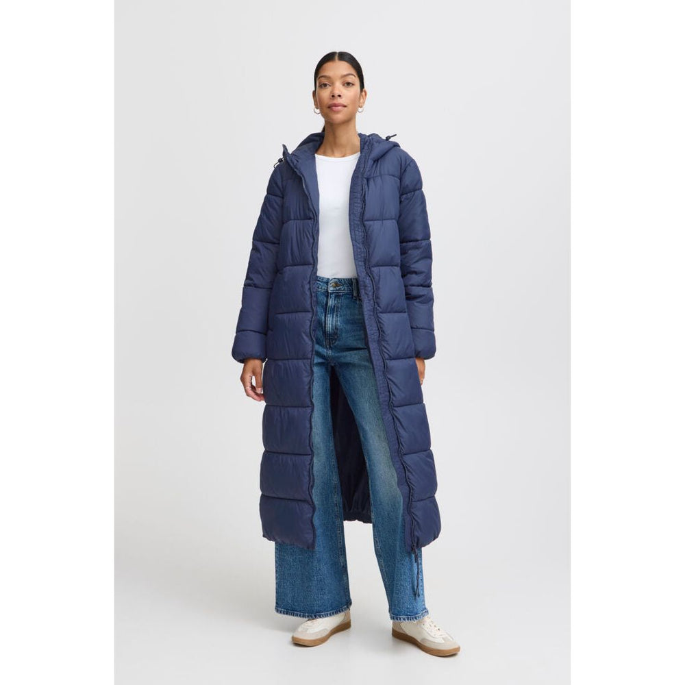 B. Young Bomina Long Coat Navy