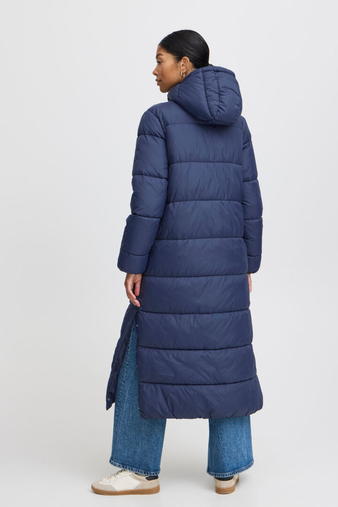 B. Young Bomina Long Coat Navy