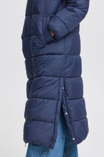 B. Young Bomina Long Coat Navy