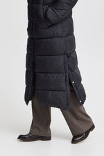 B. Young Bomina Long Coat Black