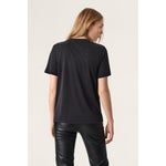 Soaked In Luxury Columbine Loose Fit Tee Black