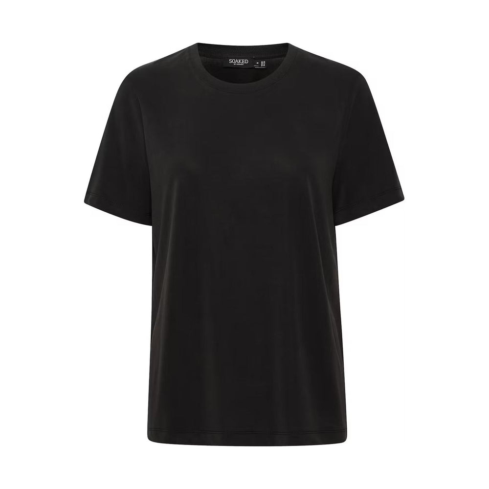 Soaked In Luxury Columbine Loose Fit Tee Black