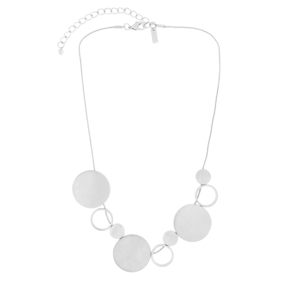 Dansk Tara Short Dot Necklace Silver