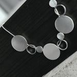 Dansk Tara Short Dot Necklace Silver