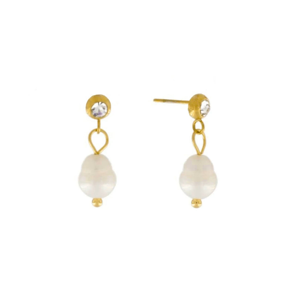 Dansk Joy Waterproof Post Pearl Earring