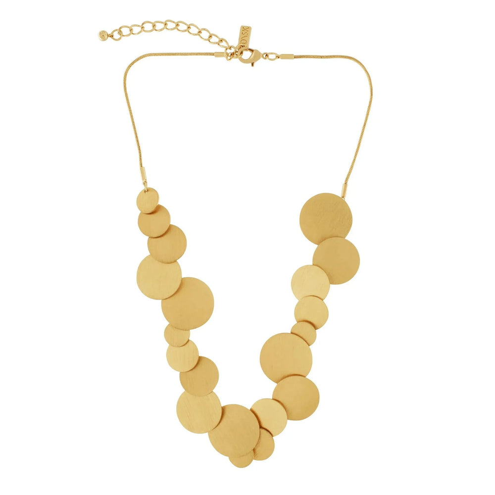 Dansk Tara Short Multi Dot Necklace Gold