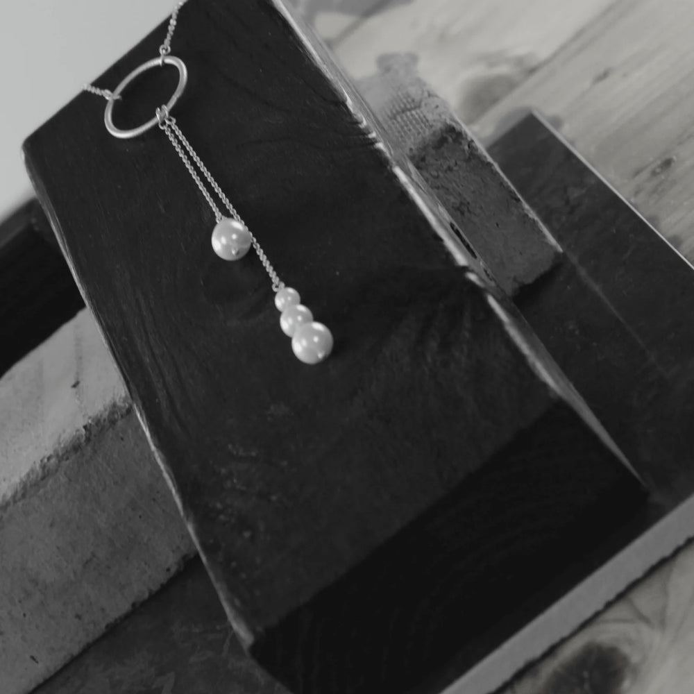 Dansk Audrey Glow Necklace Silver