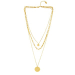 Dansk Courage Waterproof Layered Necklace Gold