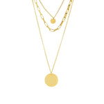 Dansk Courage Waterproof Layered Necklace Gold