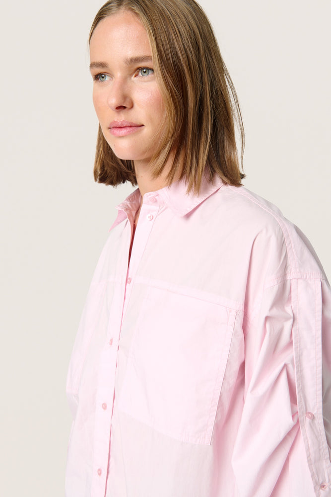 Soaked In Luxury Baby Pink Shirt