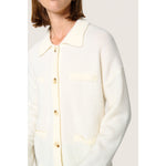 Soaked In Luxury Hedaya Cardigan Whisper White