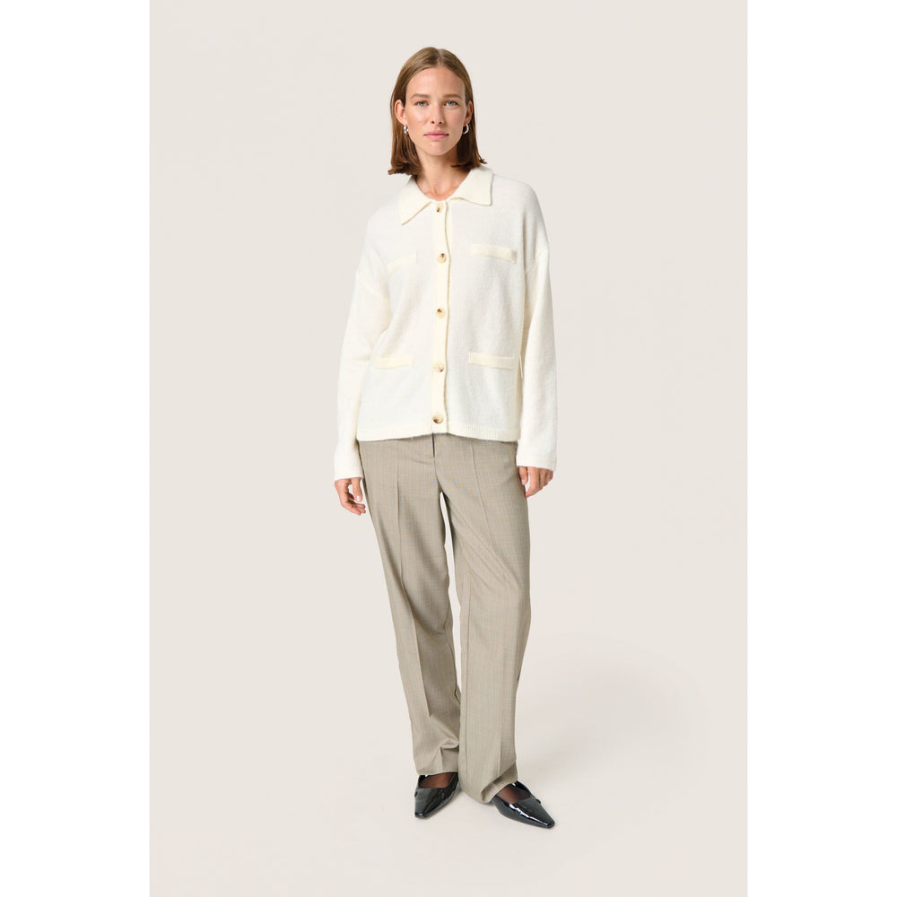 Soaked In Luxury Hedaya Cardigan Whisper White