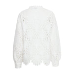 B. Young Lace Blouse Off White