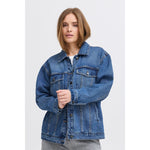 Pulz Denim Jacket Medium Blue