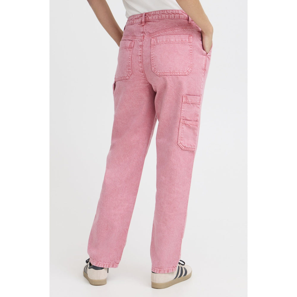 Pulz Pink Wash Cargo Pant