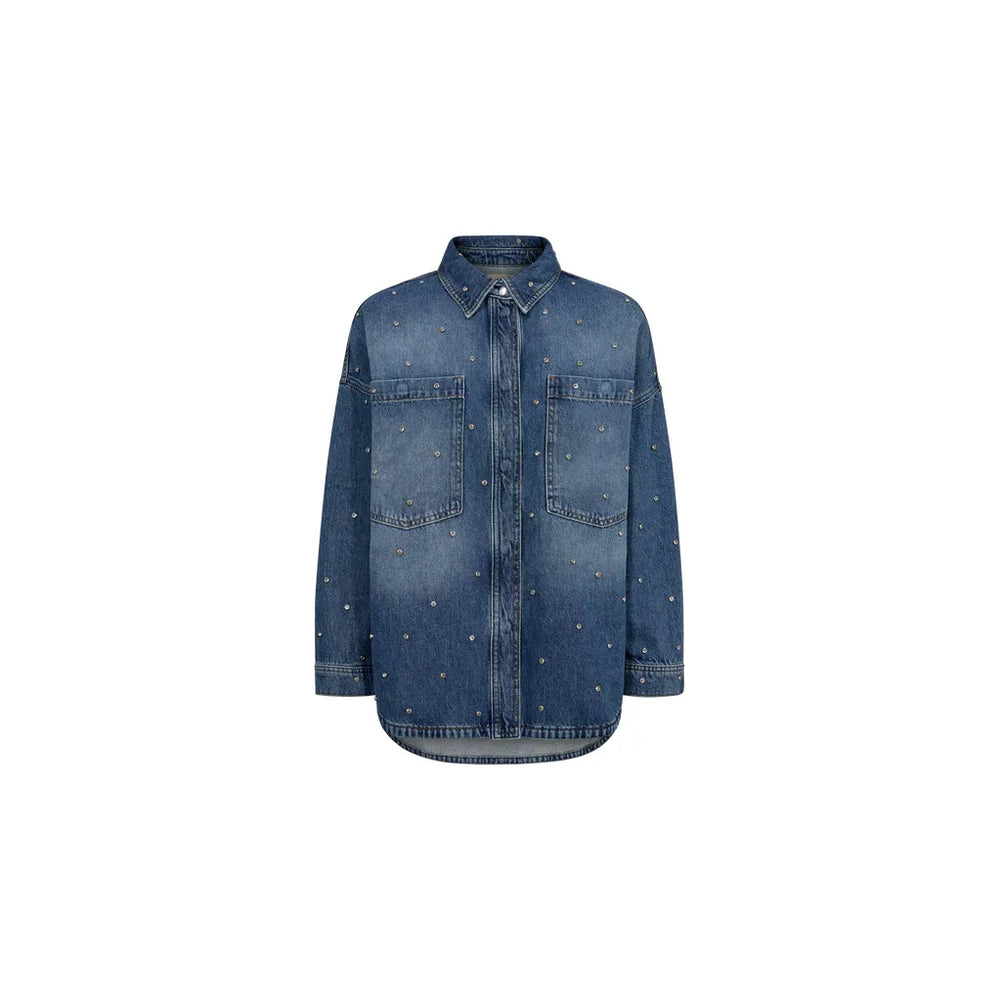 Mos Mosh Marine Shirt Mid Blue