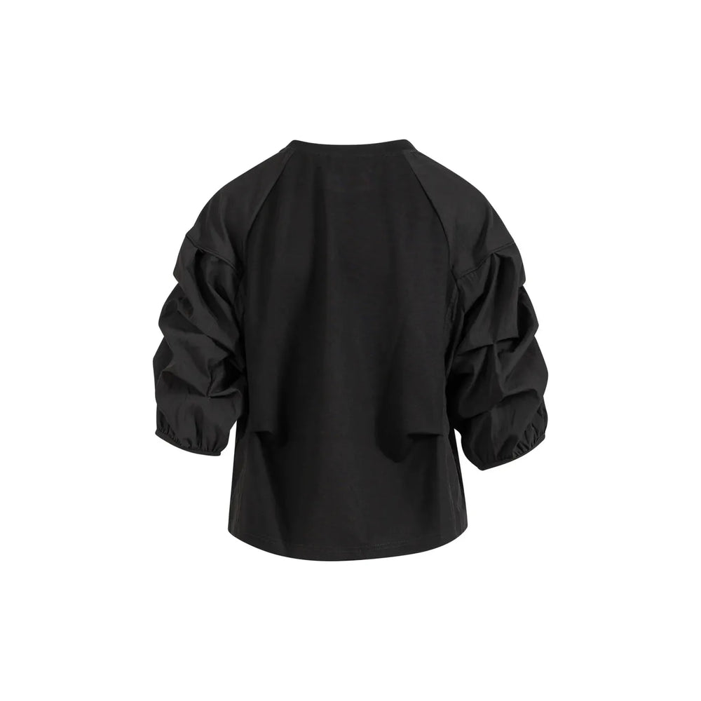 Coster Copenhagen Blouse With Puff Sleeve Black