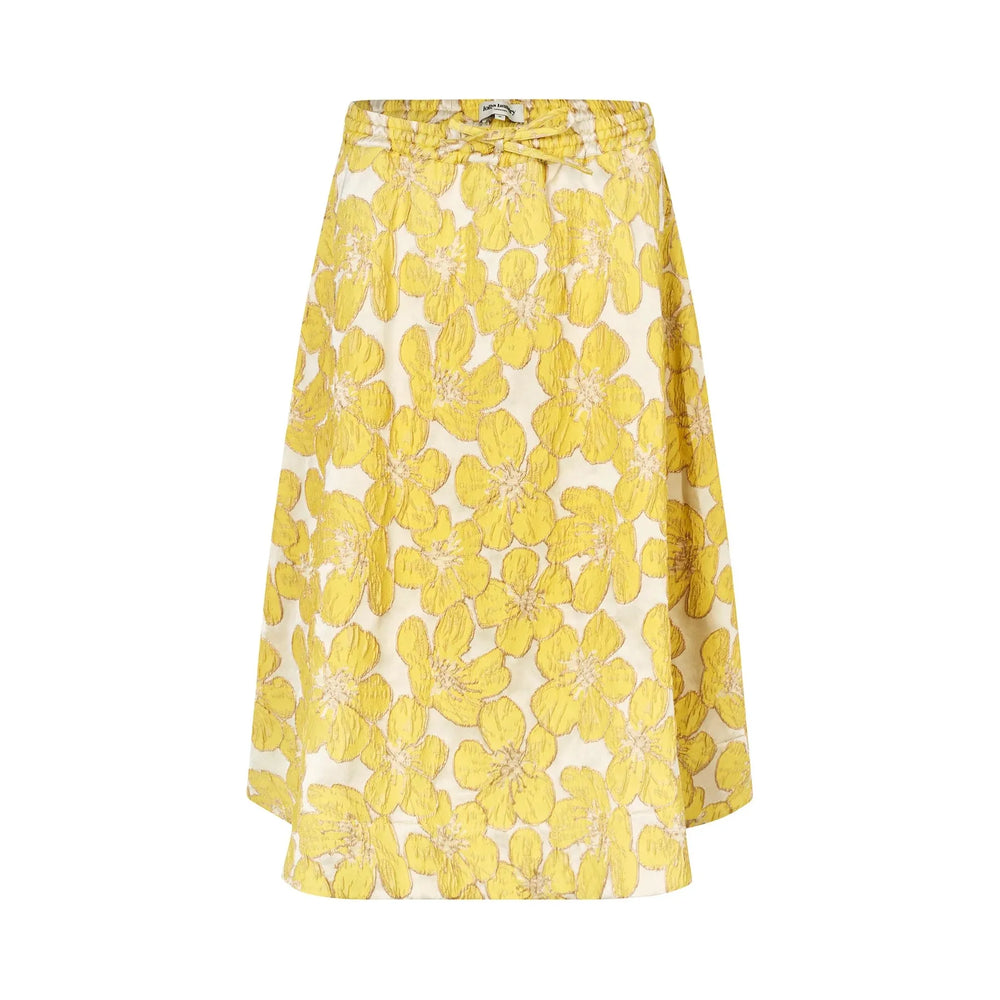 Lollys Laundry Bristol Midi Skirt Lemon