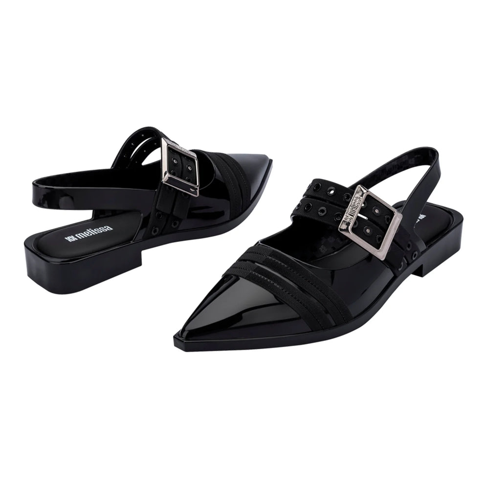 Melissa Ladylike Slingback Black