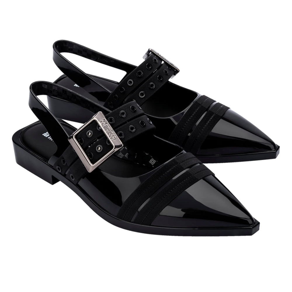 Melissa Ladylike Slingback Black