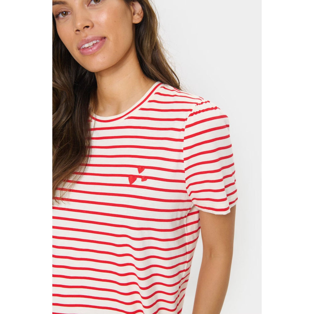 Saint Tropez Jucia T-Shirt Flame Scarlett