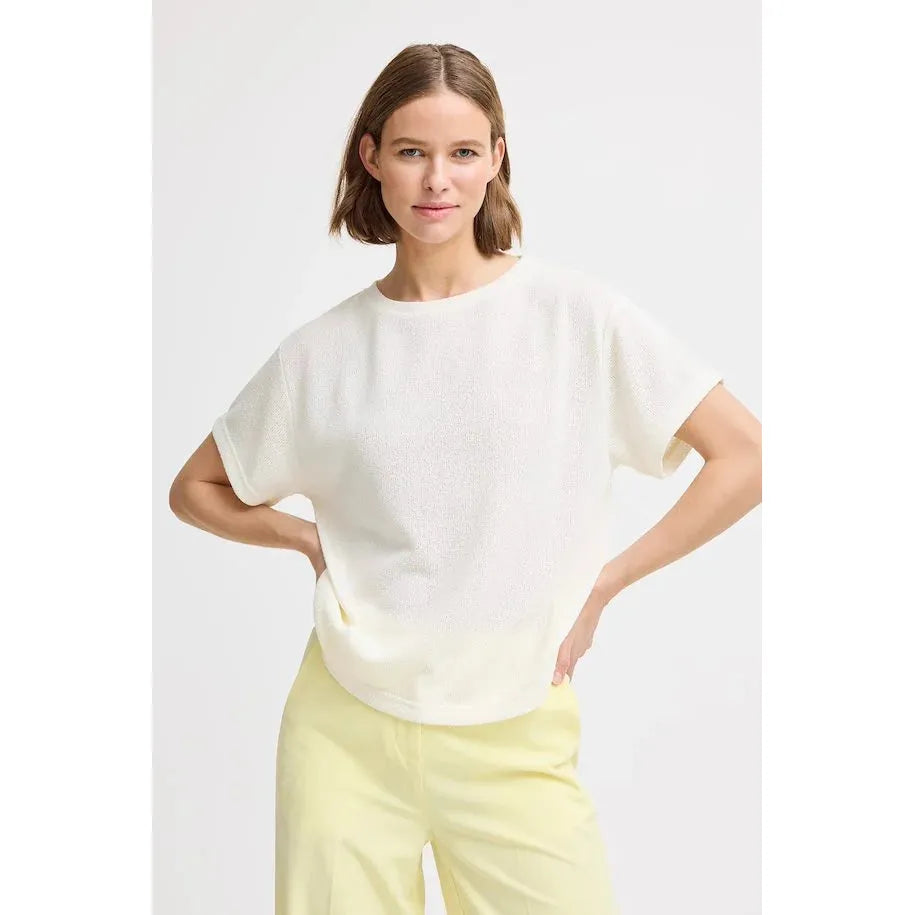 B. Young Knit T-Shirt Marshmallow