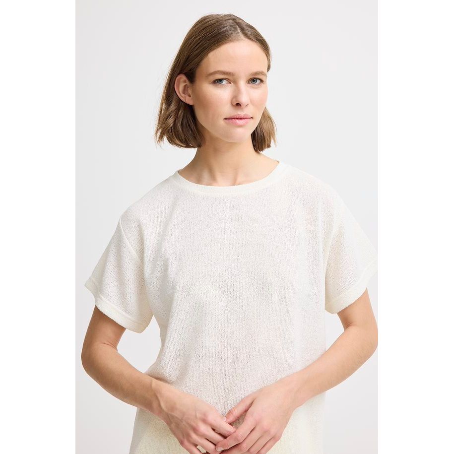 B. Young Knit T-Shirt Marshmallow