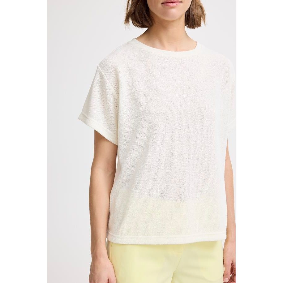 B. Young Knit T-Shirt Marshmallow