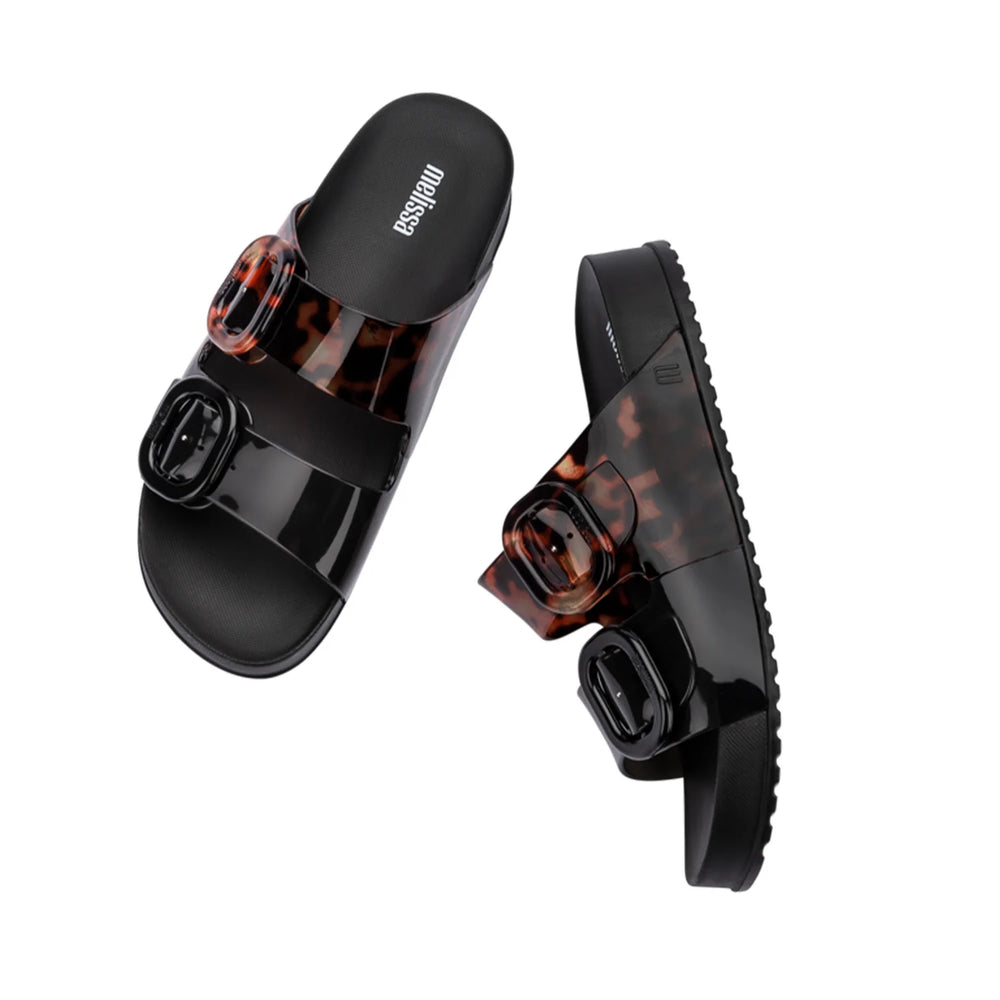 Melissa Cosy Slide Black/ Tortoise