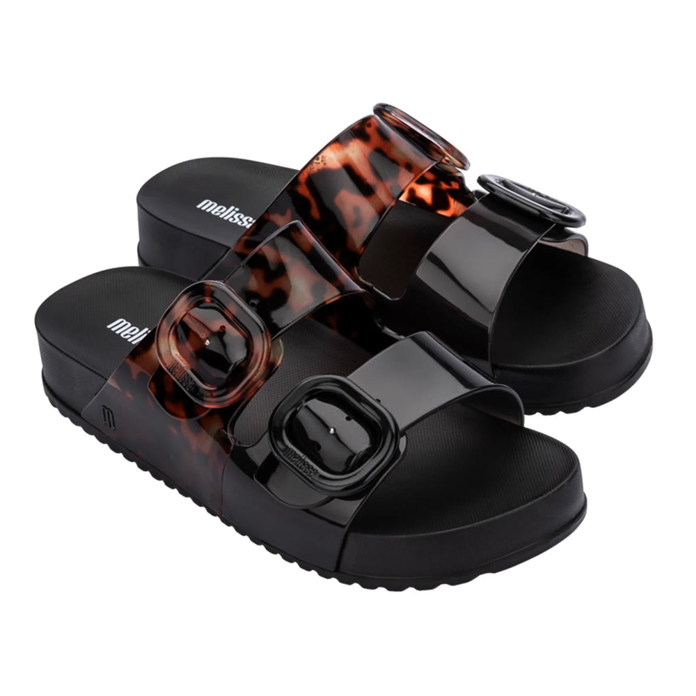 Melissa Cosy Slide Black/ Tortoise