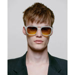 A.Kjaerbede Kaya Sunglasses Cream Bone