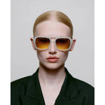 A.Kjaerbede Kaya Sunglasses Cream Bone
