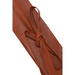 Ichi Leather Tie Belt Tan